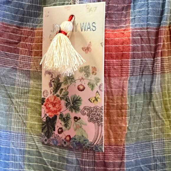 JOHNNY WAS Delacey Puff Sleeve Peasant Embroidered Bohemian Style Top, Size XS - Picture 9 of 10